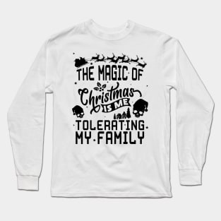 the magic of christmas Long Sleeve T-Shirt